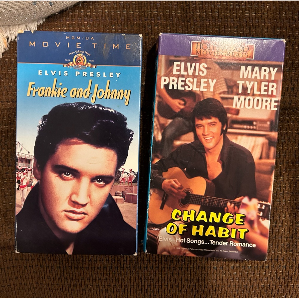 Vintage Elvis Presley VHS Tapes